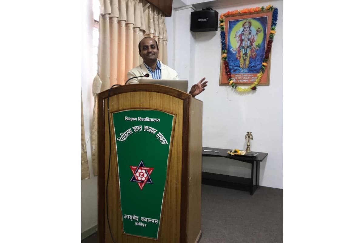 Guest lecture on Ayurvedic Urology at Institute of Medicine, Tribhuvan University, Kathmandu – Nepal