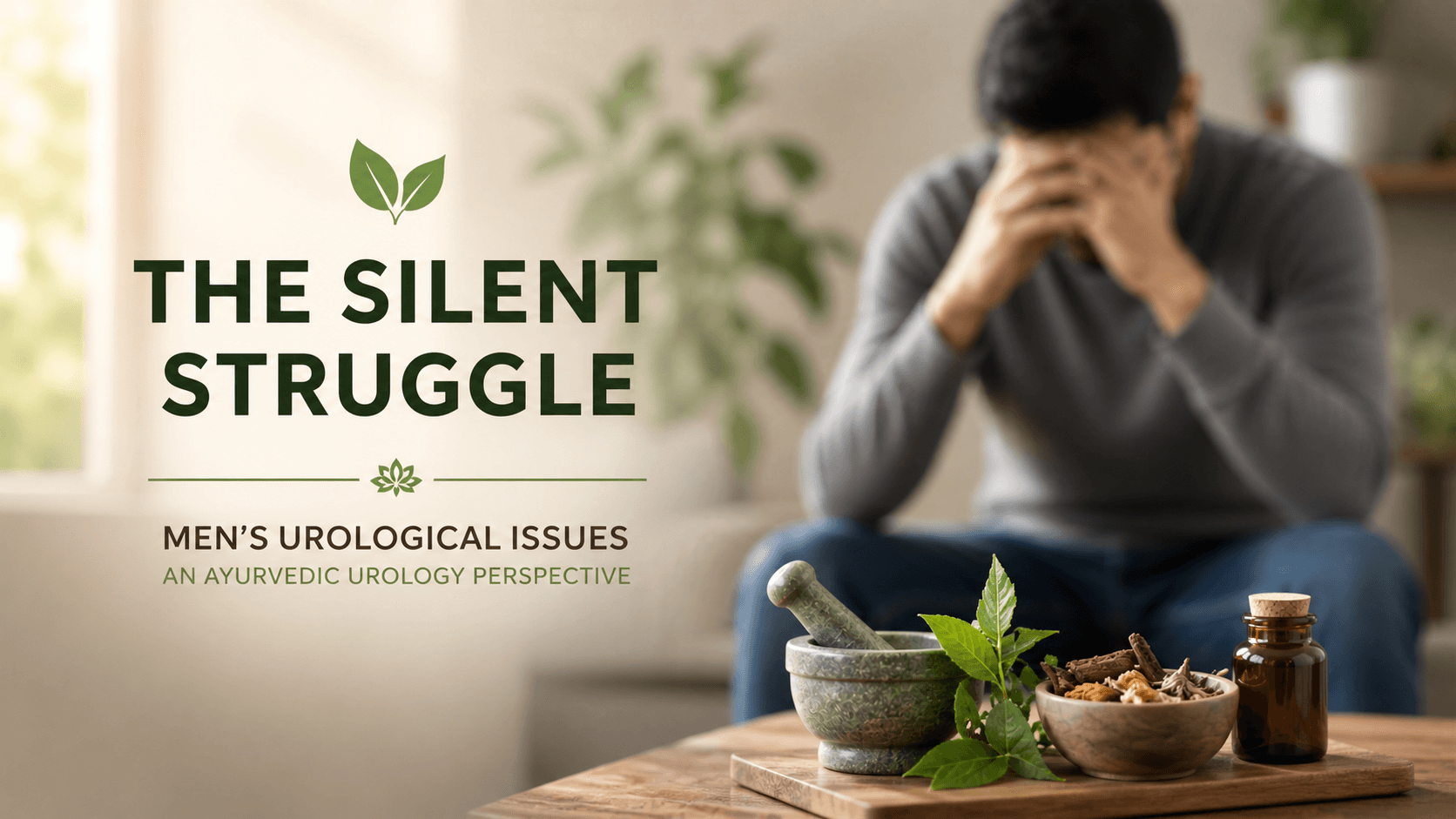 The Silent Struggle: Men's Urological Issues No One Talks About | An Ayurvedic Urology Perspective
